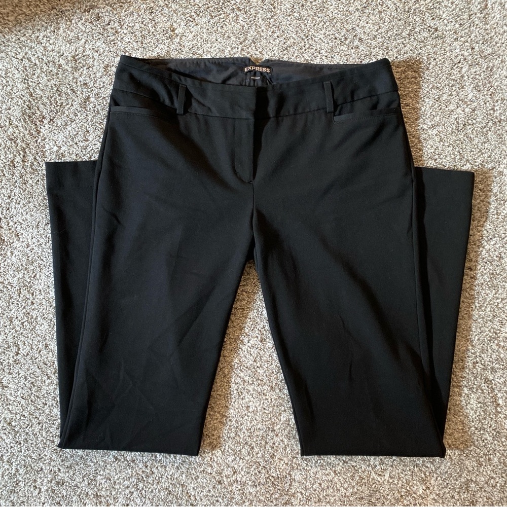 Express Black Columnist Dress Pants size 10R